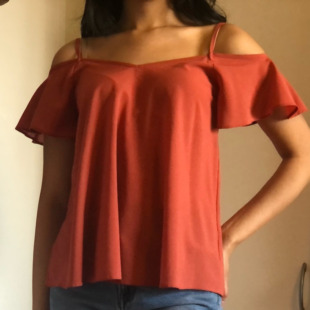 Cold-Shoulder Blouse